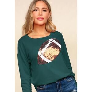 Haptics NEW Forest Green French Terry Top